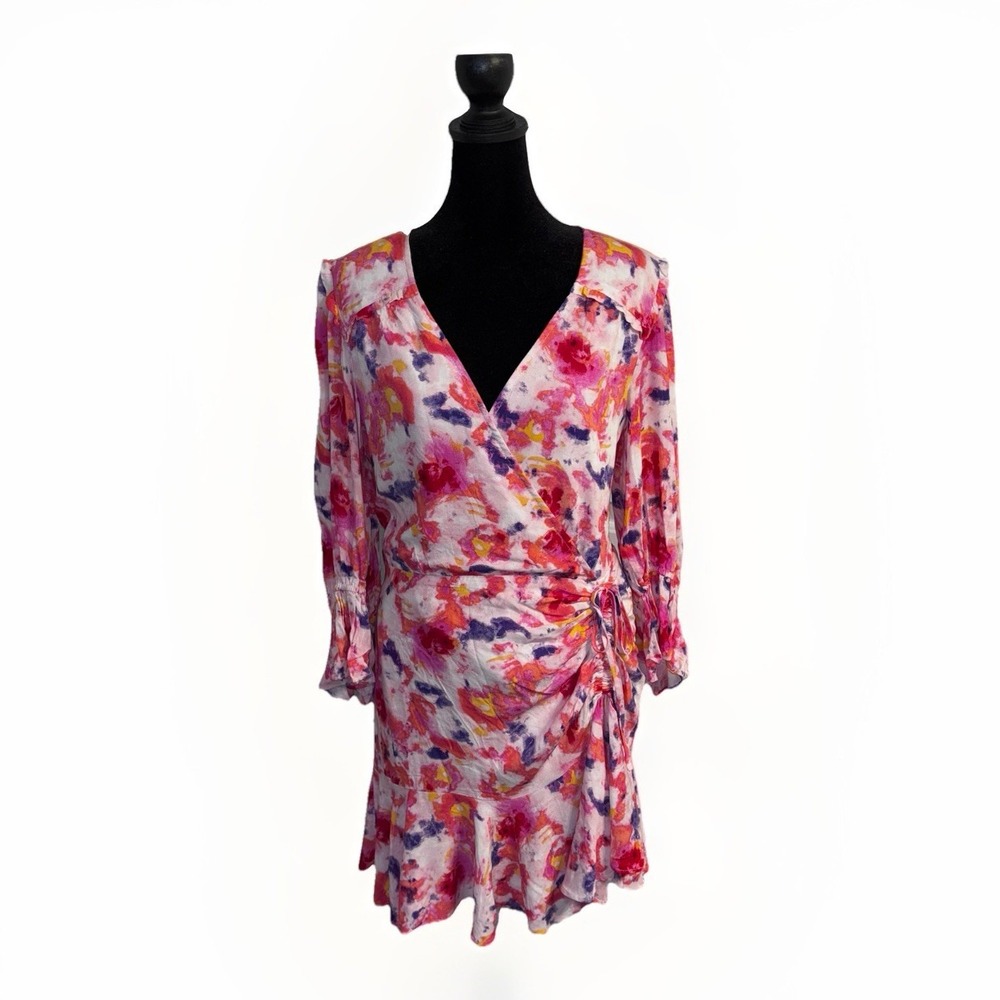 Betsey Johnson Floral Wrap Dress NWT